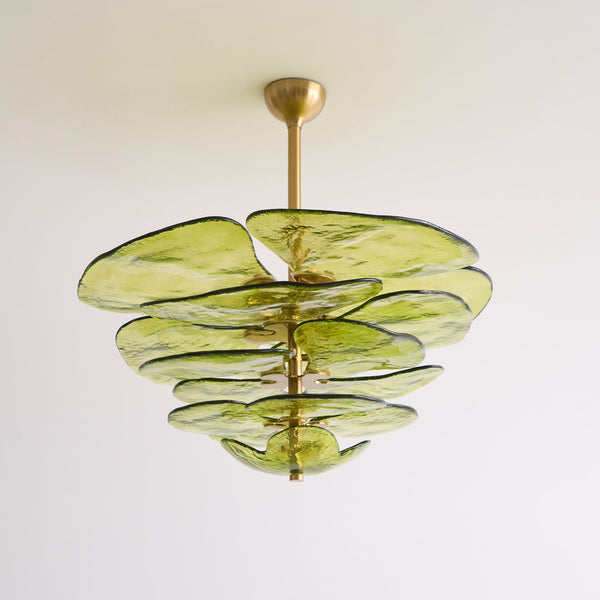 lotus-leaf-layered-glass-chandelier