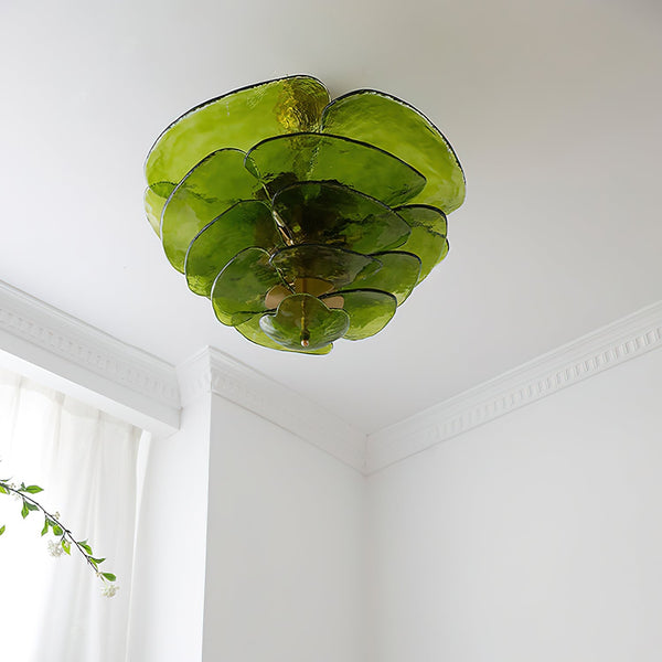 lotus-leaf-layered-glass-chandelier