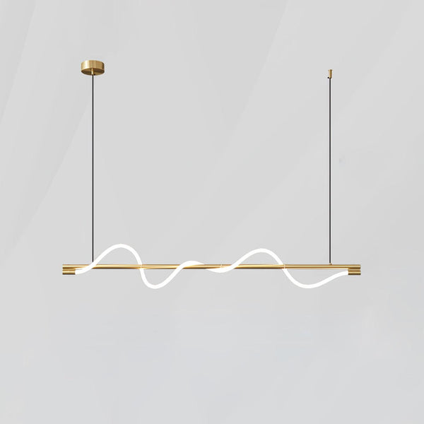 Linear Curve Island Chandelier