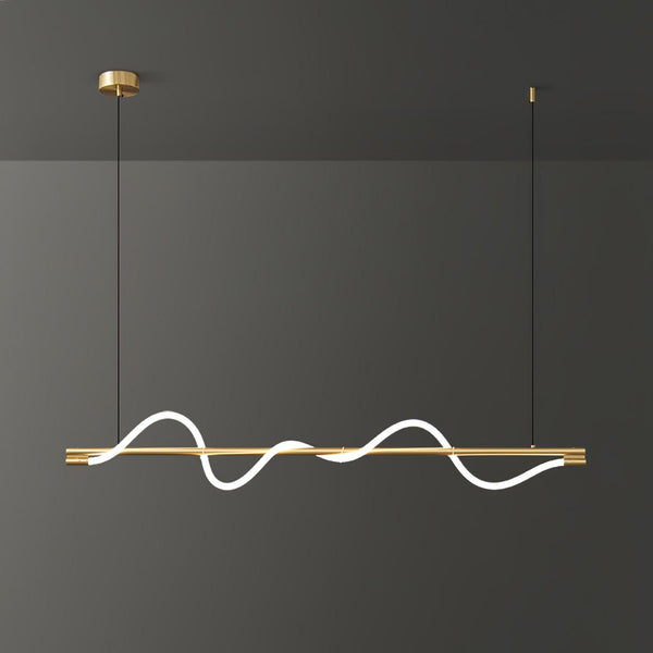 Linear Curve Island Chandelier