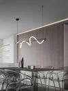Linear Curve Island Chandelier