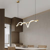 Linear Curve Island Chandelier