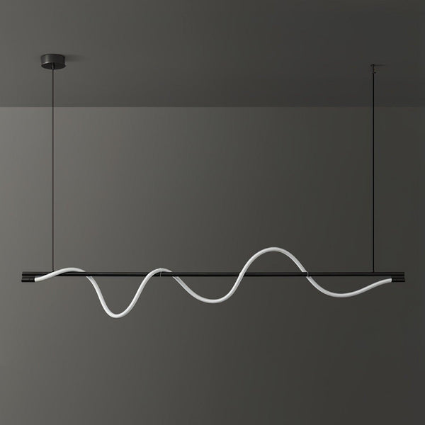Linear Curve Island Chandelier