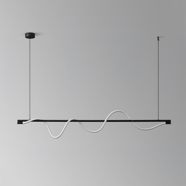 Linear Curve Island Chandelier