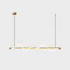 Linear Curve Island Chandelier