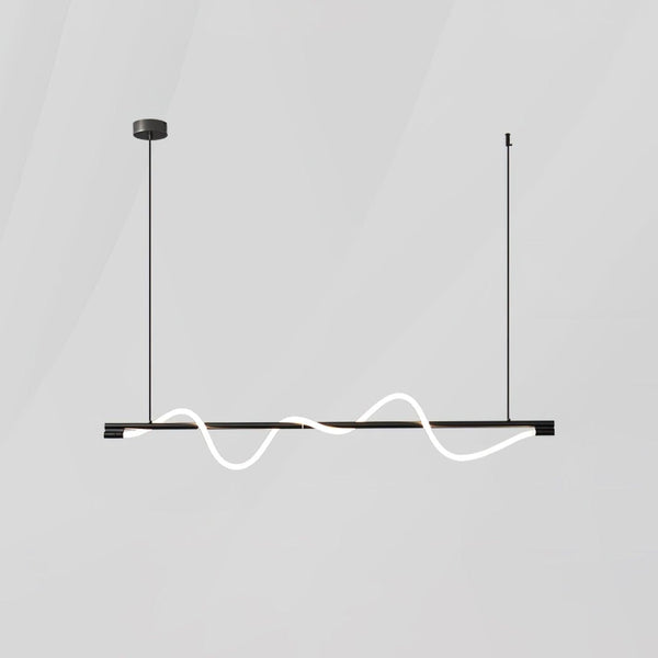 Linear Curve Island Chandelier