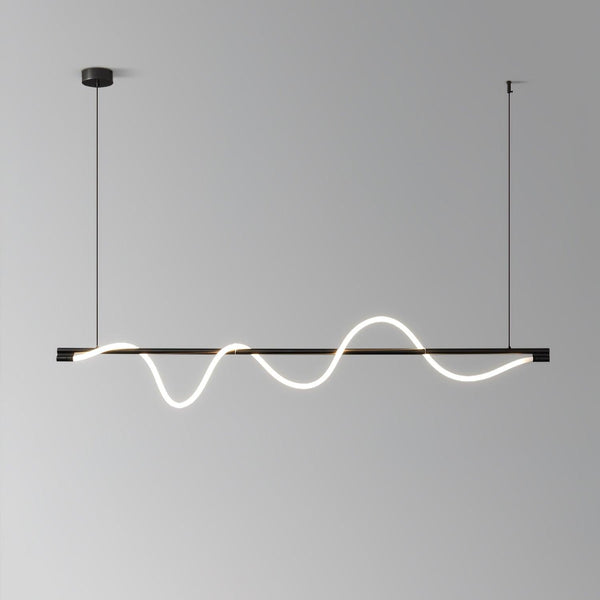 Linear Curve Island Chandelier