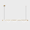 Linear Curve Island Chandelier