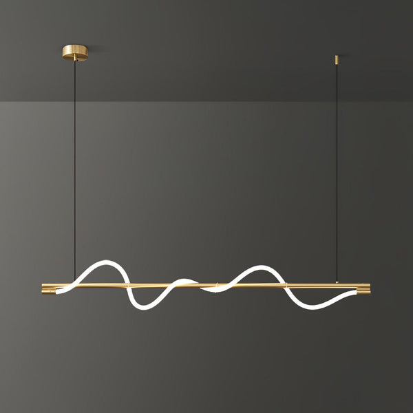 Linear Curve Island Chandelier