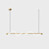 Linear Curve Island Chandelier