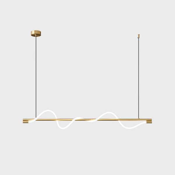 Linear Curve Island Chandelier