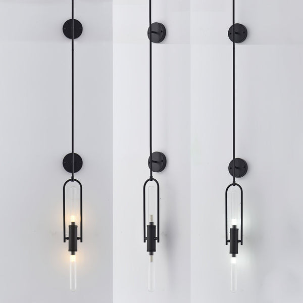 Long Arc Glass Wall Lamp
