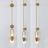 Long Arc Glass Wall Lamp