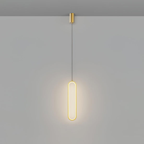 Long Oval Led Pendant Lamp
