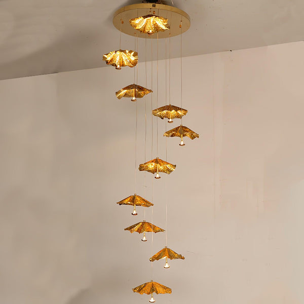 Lotus Leaf Chandelier