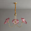 Lotus Leaf Glass Chandelier