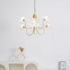 Lotus Leaf Glass Chandelier