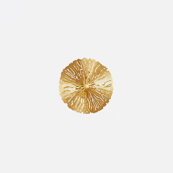 Pure Copper Lotus Leaf Wall Sconce