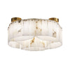 Luxe Alabaster Brass Ceiling Lamp