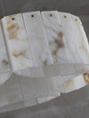 Luxe Alabaster Brass Ceiling Lamp
