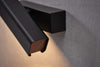 Modern Minimalist Wall Lamp with Wood and Metal, LED Wall Sconce for Bedroom and Hallway