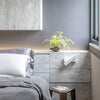 Modern Minimalist Wall Lamp with Wood and Metal, LED Wall Sconce for Bedroom and Hallway