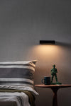 Modern Minimalist Wall Lamp with Wood and Metal, LED Wall Sconce for Bedroom and Hallway