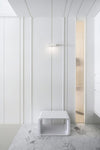 Modern Minimalist Wall Lamp with Wood and Metal, LED Wall Sconce for Bedroom and Hallway