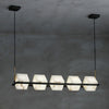 Alabaster Square Box Chandelier