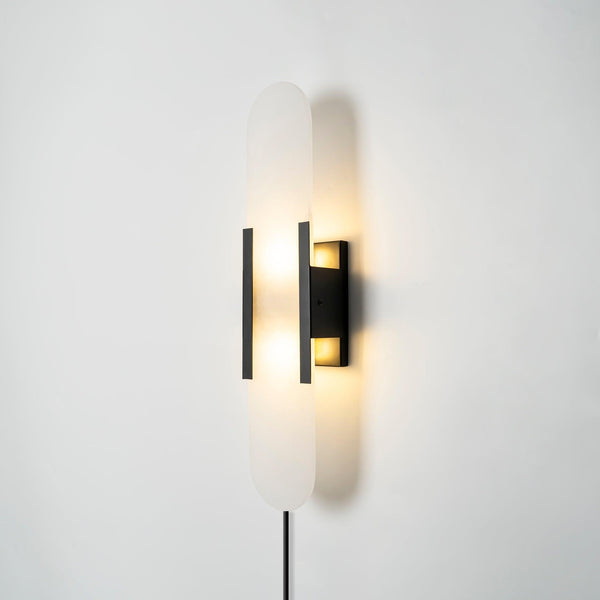 Melange Elongated Plug In Sconce
