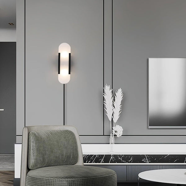 Melange Elongated Plug In Sconce