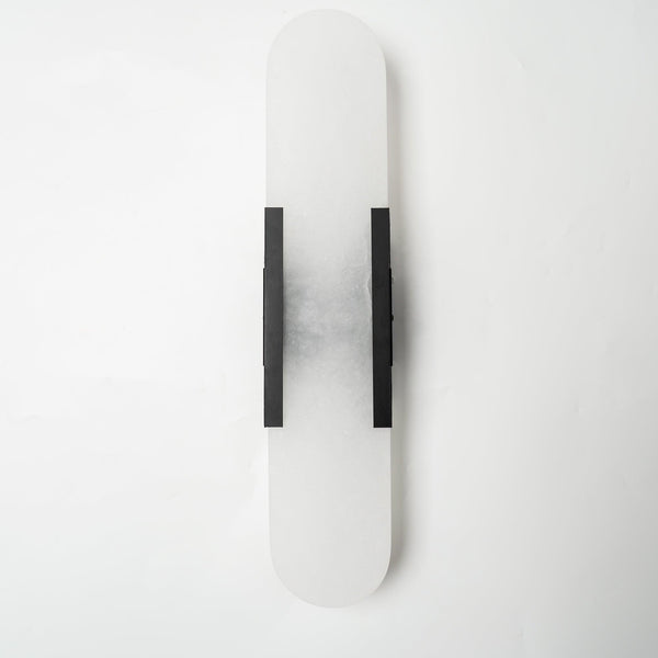 Melange Elongated Alabaster Wall Lamp