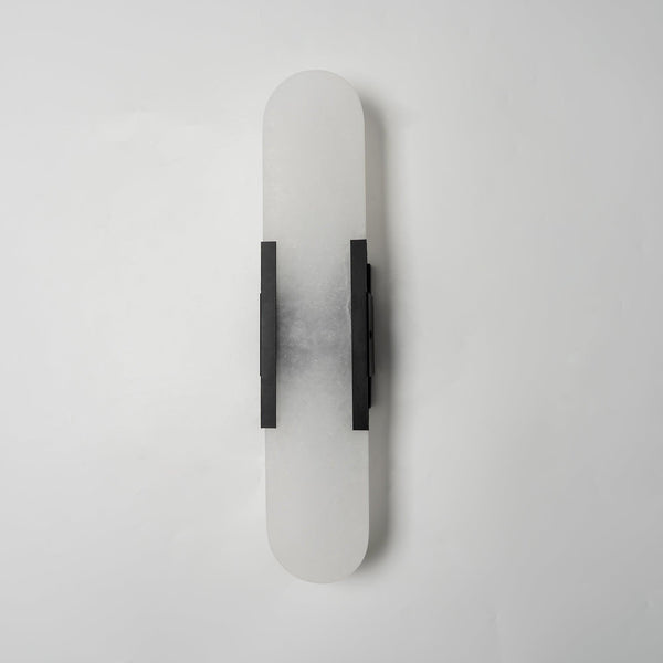 Melange Elongated Alabaster Wall Lamp