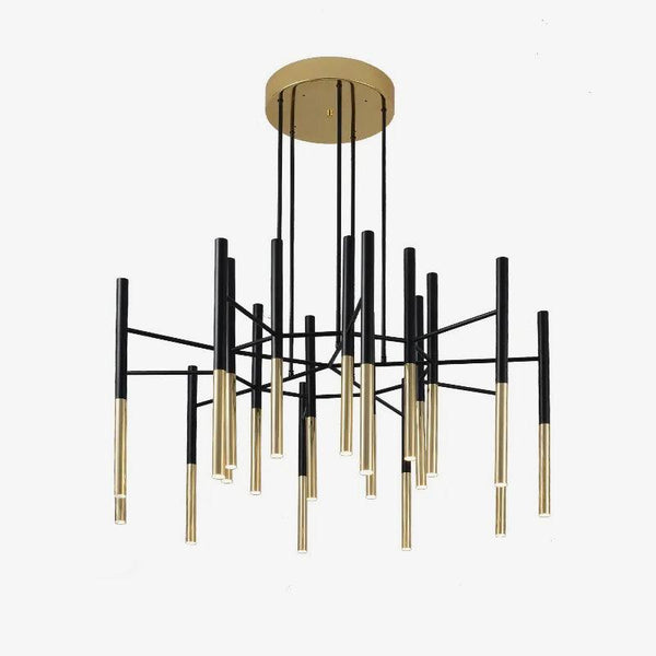 Metal Tubular Chandelier