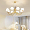 Midas Touch Walnut Sphere Chandelier