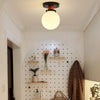 Milkball Glass Ceiling Lamp