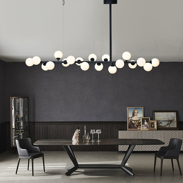 Geometric Linear Ball Pendant Chandelier Ceiling