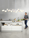 Geometric Linear Ball Pendant Chandelier Ceiling