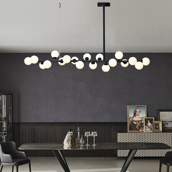 Geometric Linear Ball Pendant Chandelier Ceiling