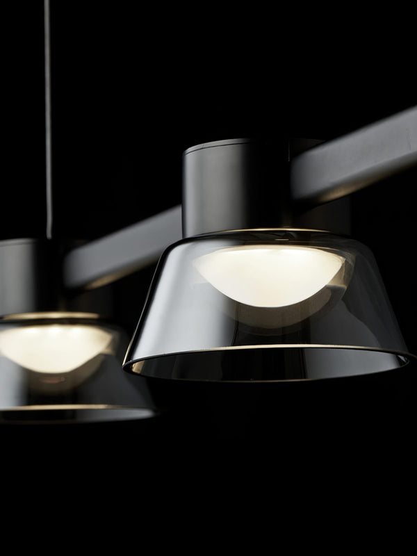 Minimalist Island Glass Chandelier