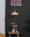 French Flower Pendant Swag Light