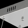 Modern Crystal Double C Chandelier
