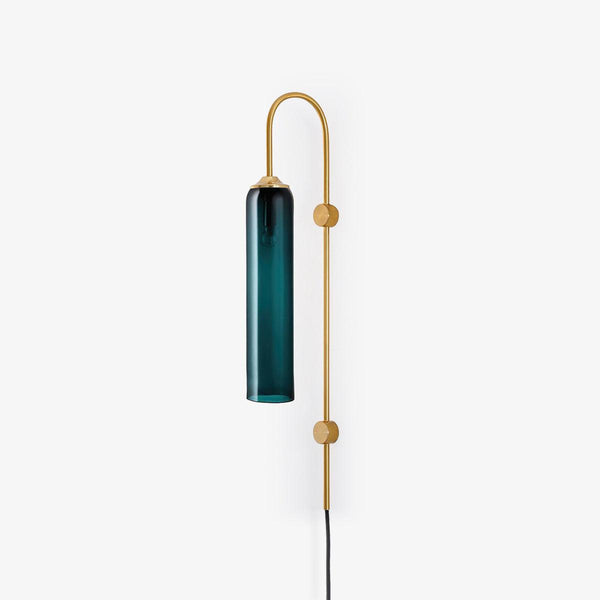 Modern Glass Plug In Wall Lamp
