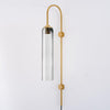 Modern Glass Plug In Wall Lamp