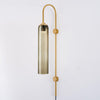 Modern Glass Plug In Wall Lamp