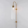 Modern Glass Plug In Wall Lamp