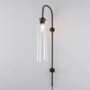 Modern Glass Plug In Wall Lamp