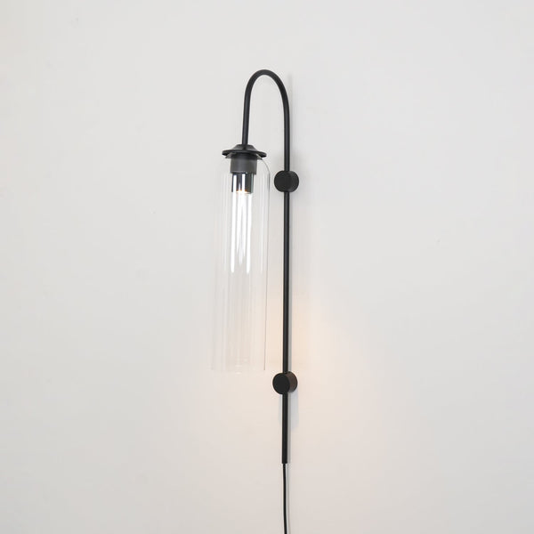 Modern Glass Plug In Wall Lamp