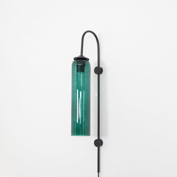 Modern Glass Plug In Wall Lamp
