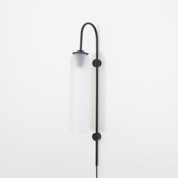 Modern Glass Plug In Wall Lamp